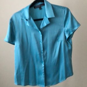 Aqua blouse